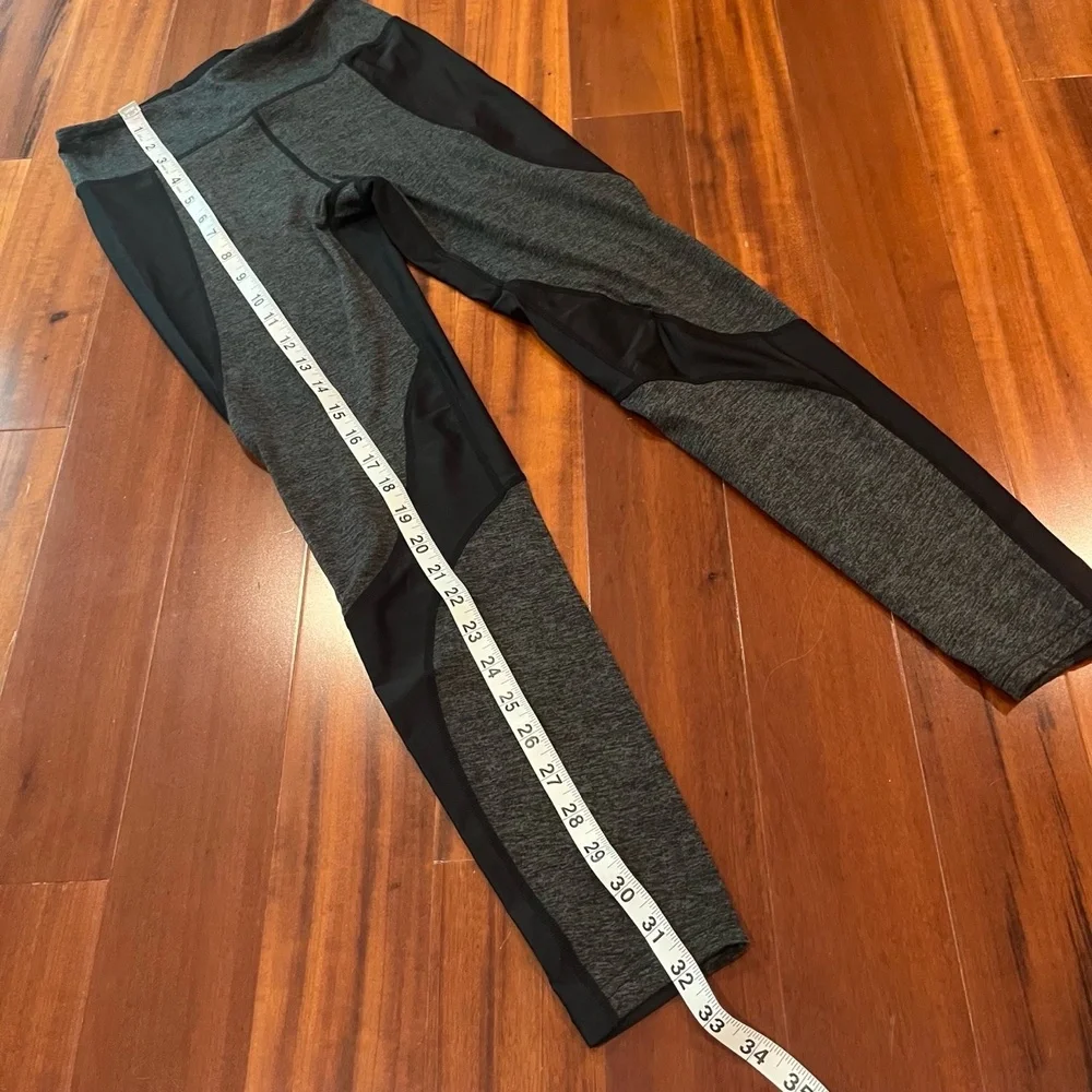 Free People FP Movement Gray Black Leggings Pants Athletic Active‎ Size Small